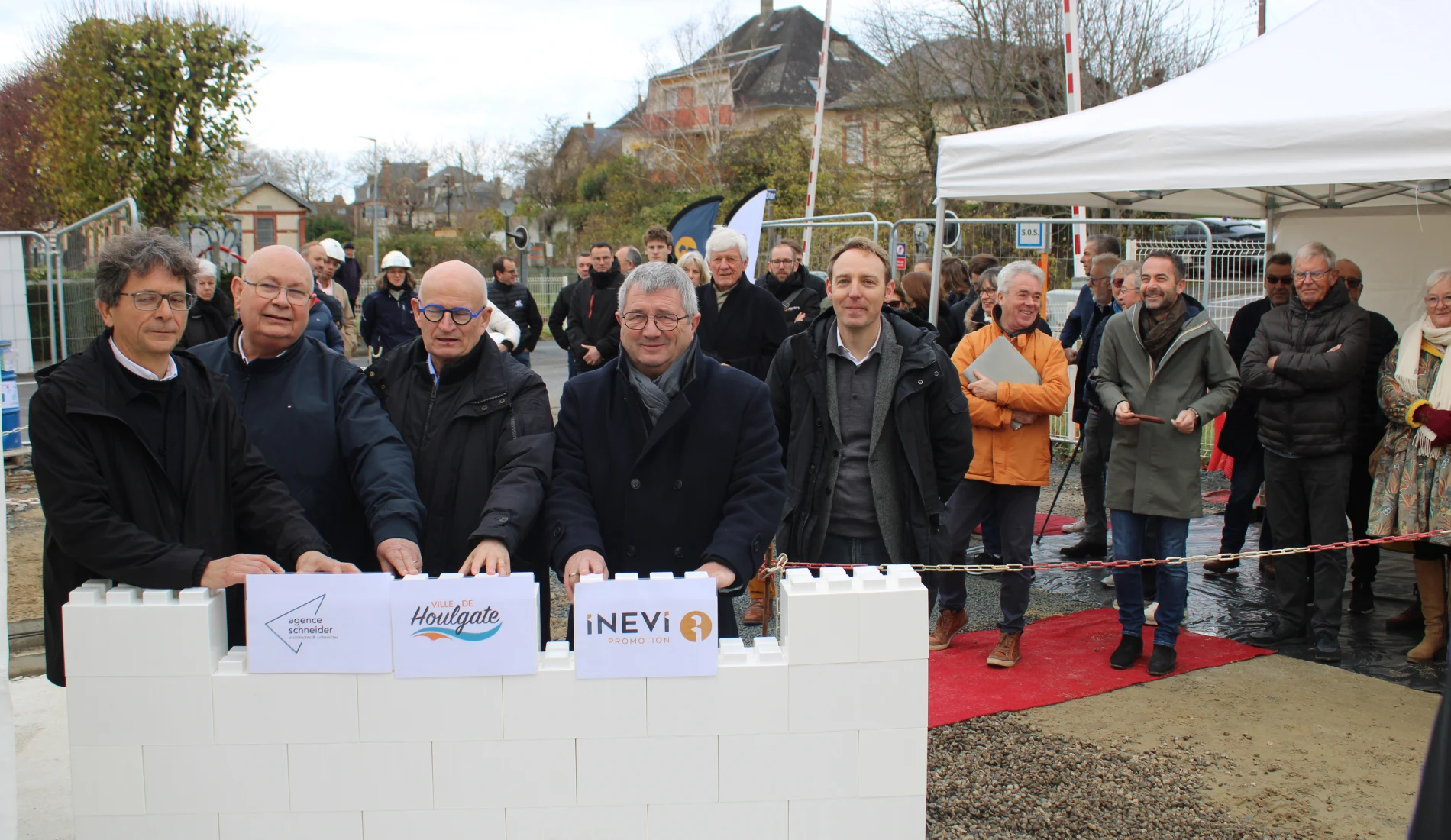 Houlgate – Résidence Louis Breguet :  la première pierre est posée